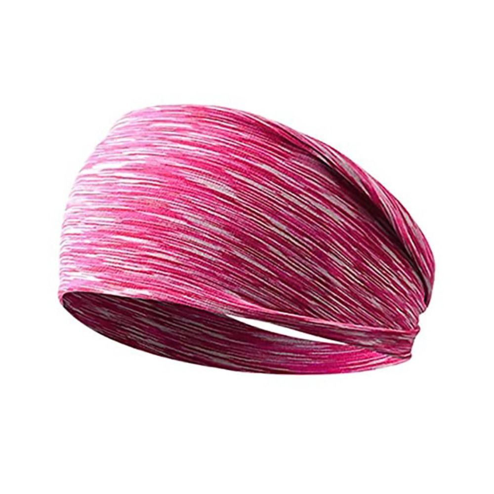 Цветная спортивная повязка на голову, впитывающая пот, для йоги, зала, эластичная повязка для волос 2024