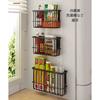 Magnetic Storage Rack, Storage Basket, Magnet, No Drilling Required, Refrigerator Wall-Mounted Storage, Storage Shelf, Magnetic Basket for Spices, Con