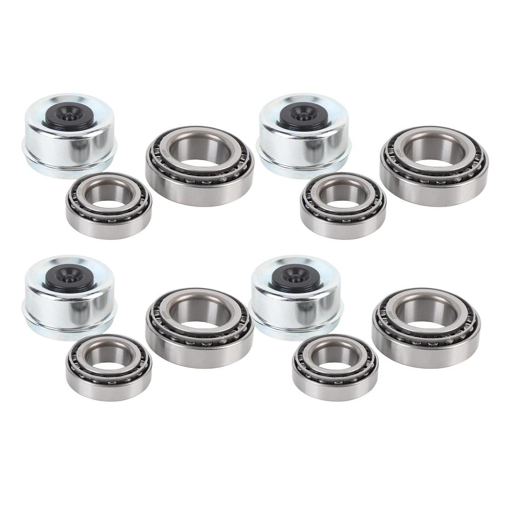 4 Set Trailer Wheel Hub Kit 25520 15123 245 Bearings 21333TB 10 10 22333TB 10 36 Seal Cotter Pin Fit 5200 6000lb Axles