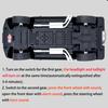 Масштаб 1/18 Benz G63 Wings of Dark Night ORV, литая под давлением модель автомобиля, игрушечный автомобиль с откатным механизмом, звуком и светом для детей, коллекция для мальчиков и девочек