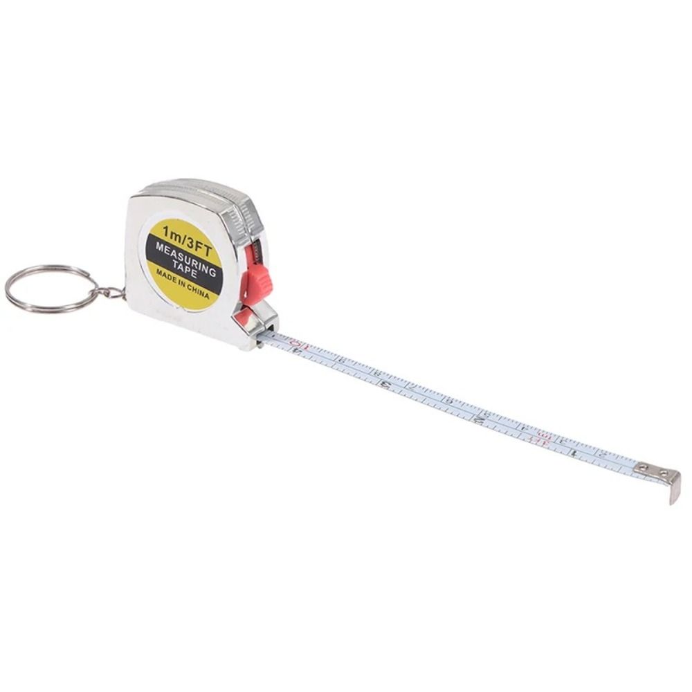3-Foot/1-Meter Tape Measure Keychain Soft Steel Measure Keychain Measuring Ruler Tape  Daily