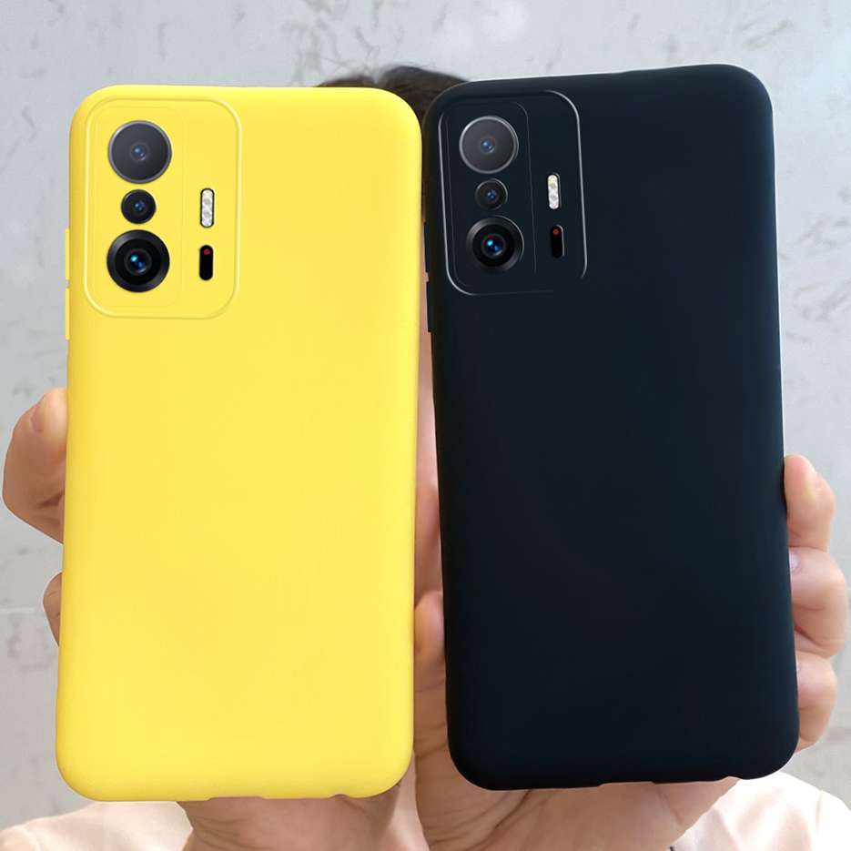 Для Xiaomi 11T Чехол Xiaomi 11T Pro Чехол Мягкий Силикон Конфетный Цвет Задняя Крышка Телефона Для Xiaomi 11 T Pro 11TPro Чехлы Fundas Capa