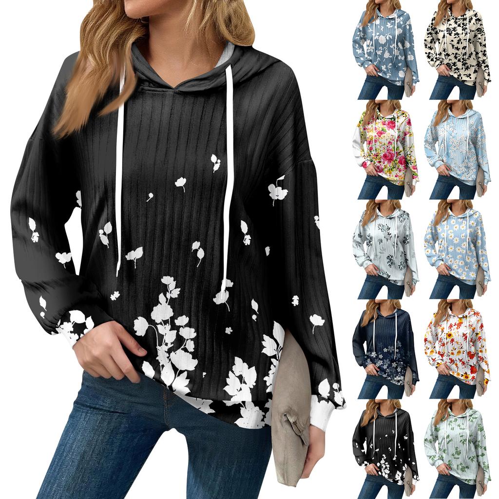 Толстовки для женщин оверсайз зимние милые свитшоты пуловер трендовая осенняя одежда