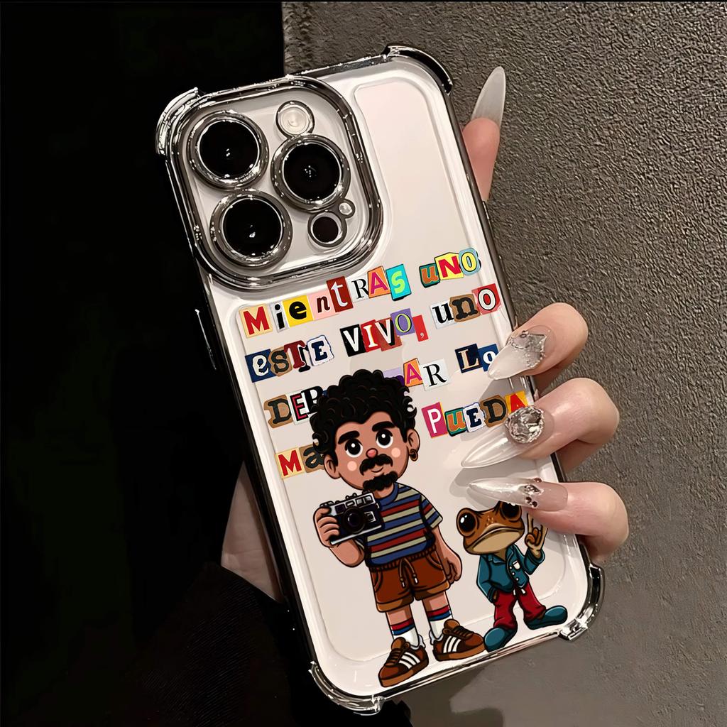 Fashion Singer Bads B-Bunnys Hot Plating Phone Case For Google Pixel 10 9 8 7 9a 8a 7a Pro XL 5G Anti Fall Airbag