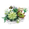 LOZ 1660 вечный цветок суккуленты горшок растение Fly Bee животное 3D модель DIY мини-блоки кирпичи строительная игрушка без коробки