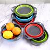 Collapsible Drain Basket with Fast Drainage Heat-Resistant BPA Free Kitchen Fruit Vegetable Colander with Handles