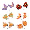 Colorful Cartoon Animal Hair Clip for Girls Kid Barrettes 3D Butterfly Ladybird Handmade Hairpins Cartoon Hairpins