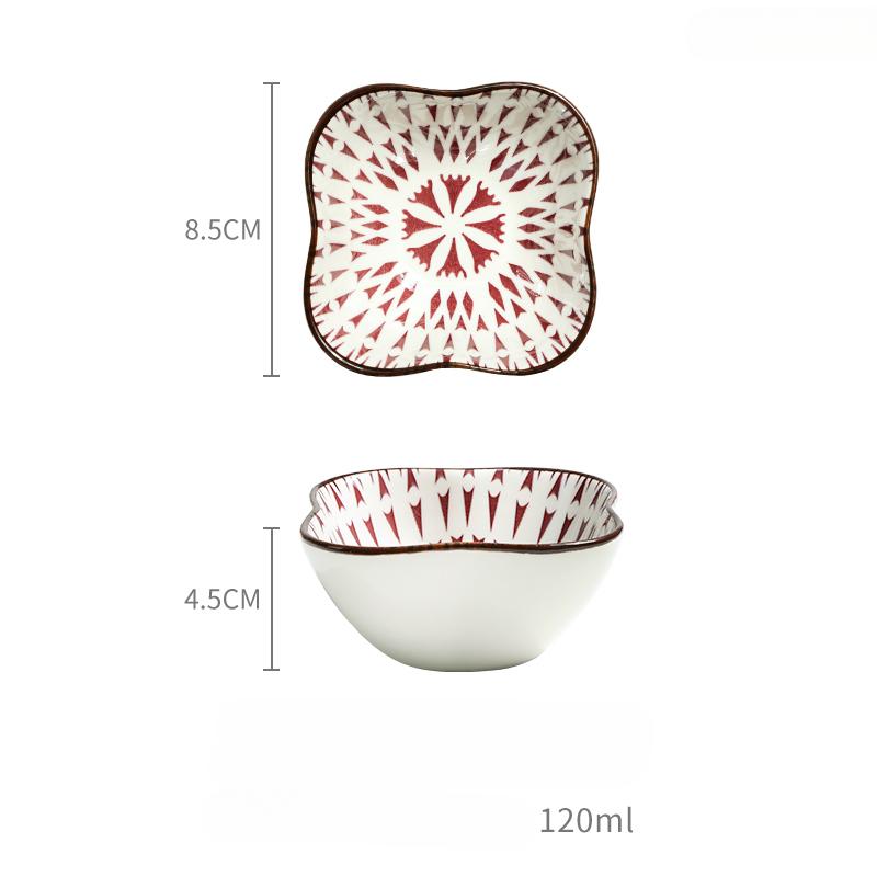 Японская керамическая десертная тарелка, подставка для фруктов, креативная маленькая тарелка для ароматизаторов, блюдо для макания, барбекю, хот-пот, ресторанная тарелка для закусок
