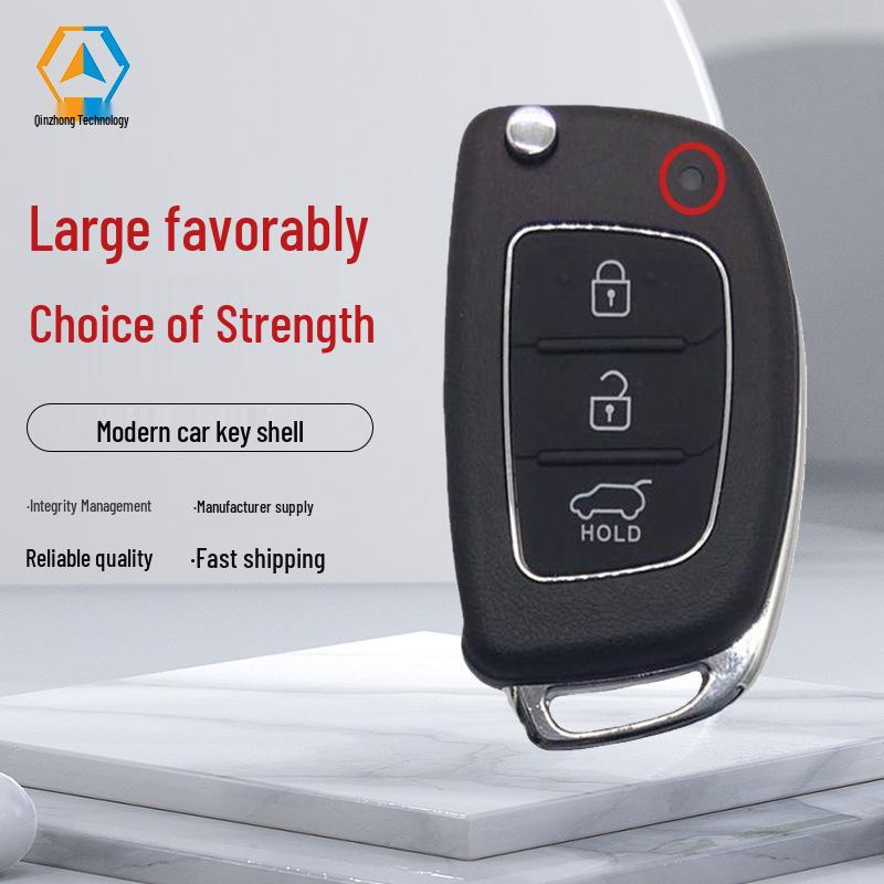 Hyundai 3-Button Folding Car Key Shell
