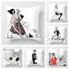 Fashion Ladies Pillowcase Home Decor Living Room Sofa Cushion Cover Home Decor Pillowcase