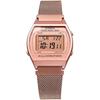 Casio CASIO Цифровые часы Винтажная серия B640WMR-5A Унисекс Розовое золото Металлический сетчатый ремешок Зарубежные М...