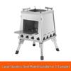 large stainless steel 300x300x485mm