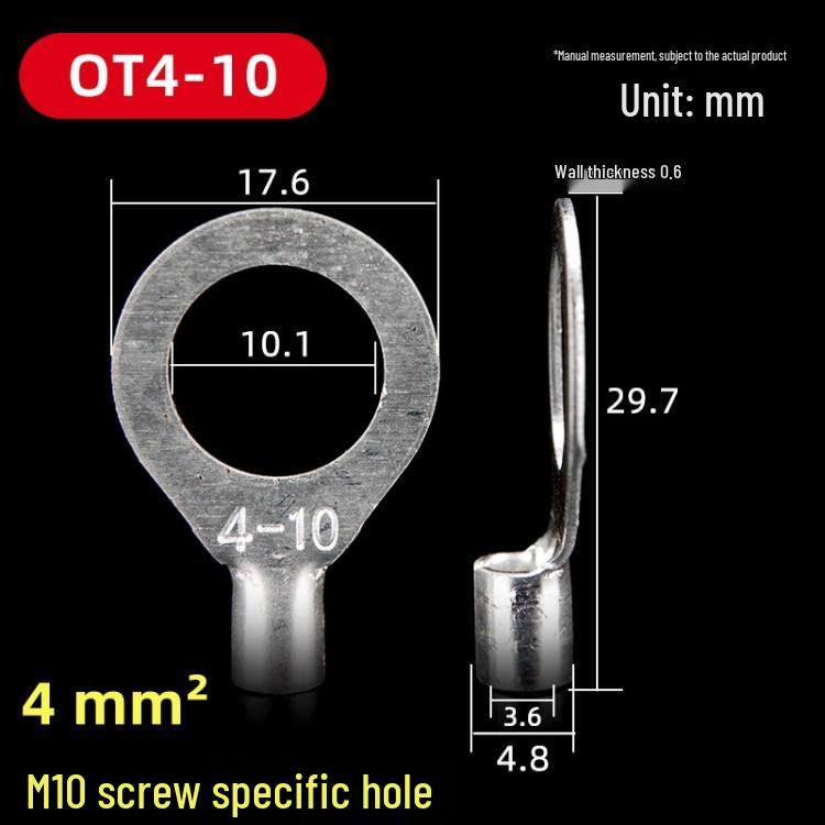 Silver-Plated Brass Terminal Block: Round, U, Y, Fork Type Lug SNB/RNB Open Barrel