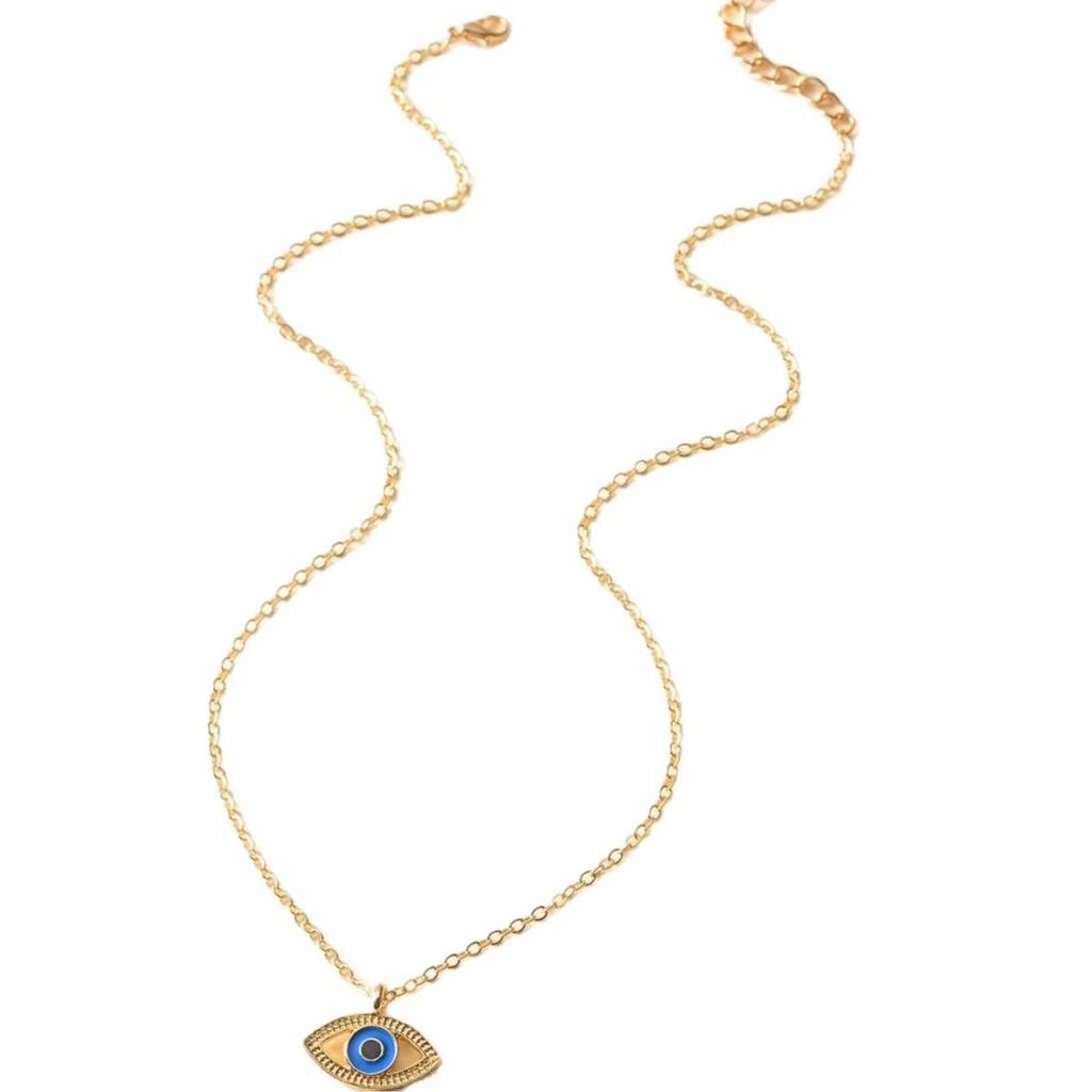 Ожерелье Глаз Дьявола: Подвеска «Турецкий глаз» синего цвета с уникальной индивидуальностью