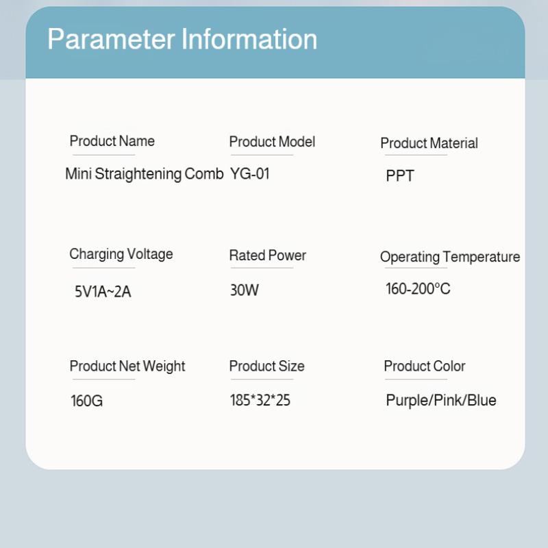 Беспроводная ленивая расческа мини портативная USB зарядка щипцы для завивки маленькая завивка выпрямление двойного назначения беспроводная расческа