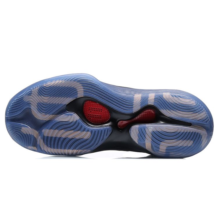 Баскетбольные кроссовки Li Ning Bullish High-Top мужские кроссовки черные синие ABAQ137-10