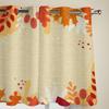 Занавеска для спальни и кухни, осенние листья, линии, оконные шторы, шторы для гостиной, декоративные предметы