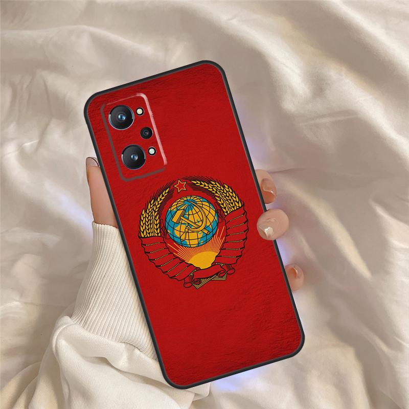 Vintage USSR CCCP Case For Realme C55 C71 C75 C61 C53 C33 C63 C51 C65 C67 11 12 13 14 15 Pro Plus GT6 GT7 Pro
