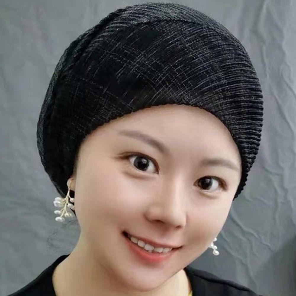 Breathable Headscarf Lace Head Wraps Fashion Turban Hats Women