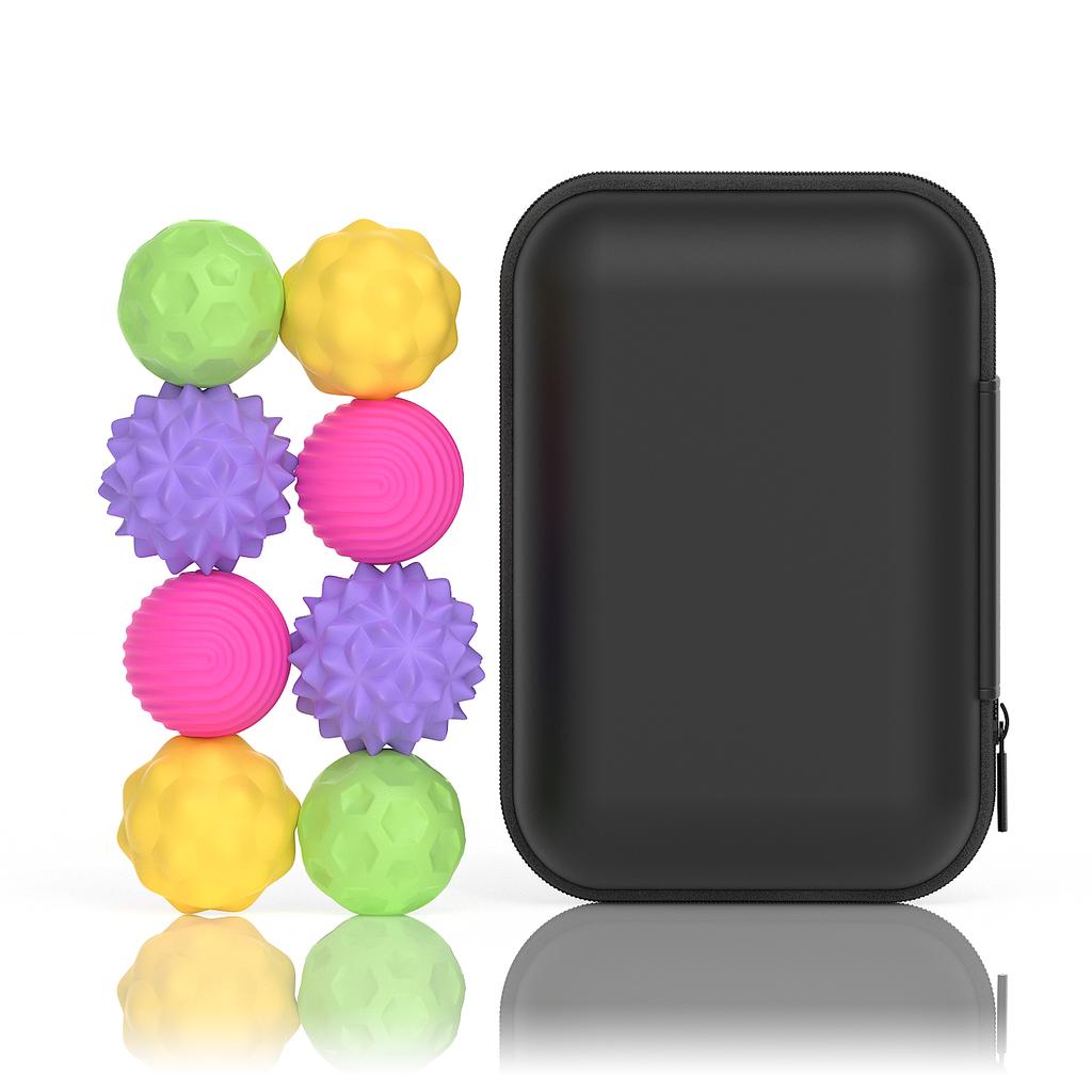 Magnetic Sensory Balls Silicone Pocket-friendly Fun Autism Calming Fidgeting Toys for Adults Kids To Relieve Stress Massage Ball