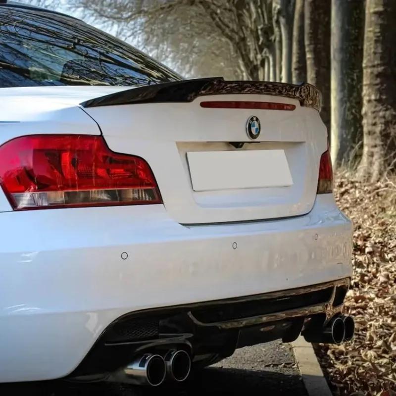 Car Rear Trunk Spoiler For BMW 1 Series E82 E88 Coupe 118i 128i 135i 2007 2008 2009 2010 2011 2012 2013 Rear Roof Spoiler Wing