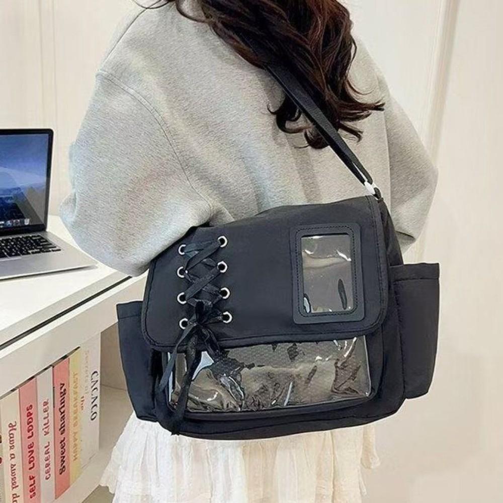 Lightweight Y2K Ulzzang Ita Bag Large Capacity Messenger Handbag  JK Uniform