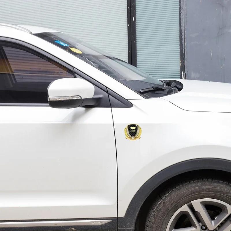 Car Whole Body Metal Sticker for Ford Logo Ranger Mondeo Raptor Explorer Transit Ecosport Focus Edge Galaxy Fiesta Window Emblem