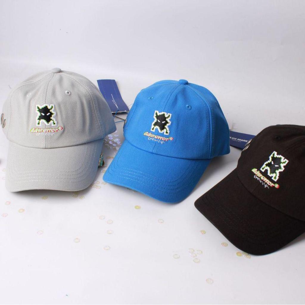 Маленький монстр Ader Вышитая повседневная бейсболка в корейском стиле - Модная унисекс бейсболка с надписью и козырьком