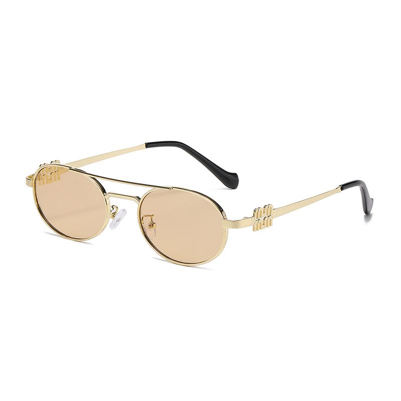 Брендовые ретро солнцезащитные очки-авиаторы для женщин и мужчин, модные металлические оправы, панк солнцезащитные очки для мужчин, винтажные, роскошные, дизайнерские, стимпанк очки
