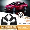 Car Mud Flaps For Peugeot 308 Mk2 Hatchback Hatch 2012 2013 2014 2015 Mudflaps Splash Guards Mud Flap Mudguard Fender Front