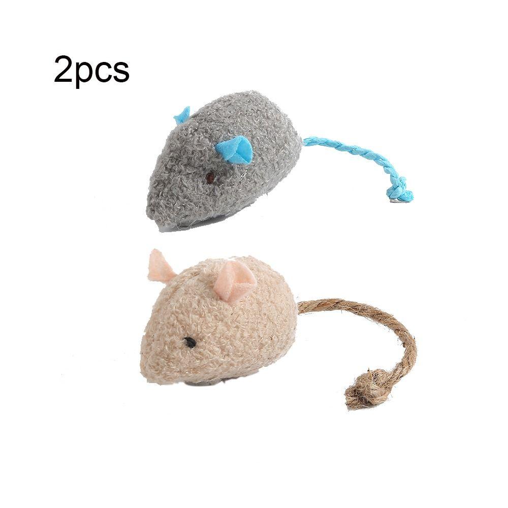 Цветной Забавный Интерактивный для Котенка Плюшевые Кошки Тренировочная Игрушка Игрушка с Кошачьей Мятой Имитация Мыши Поддельные Мыши