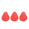 Strawberry Candles (Pack of 3)