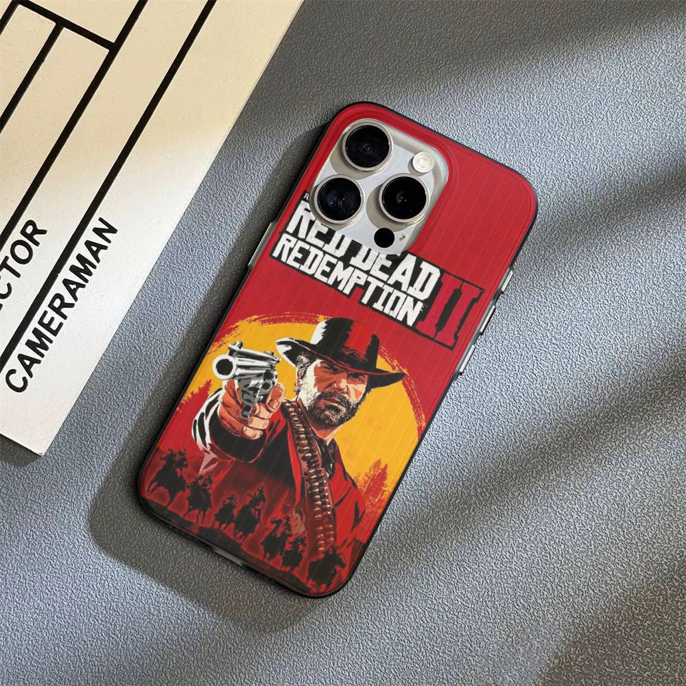Чехол для телефона Red Dead Redemption RDR 2 для iPhone 17 16 15 11 12 13 14 Pro Max Мягкий гофрированный силиконовый чехол