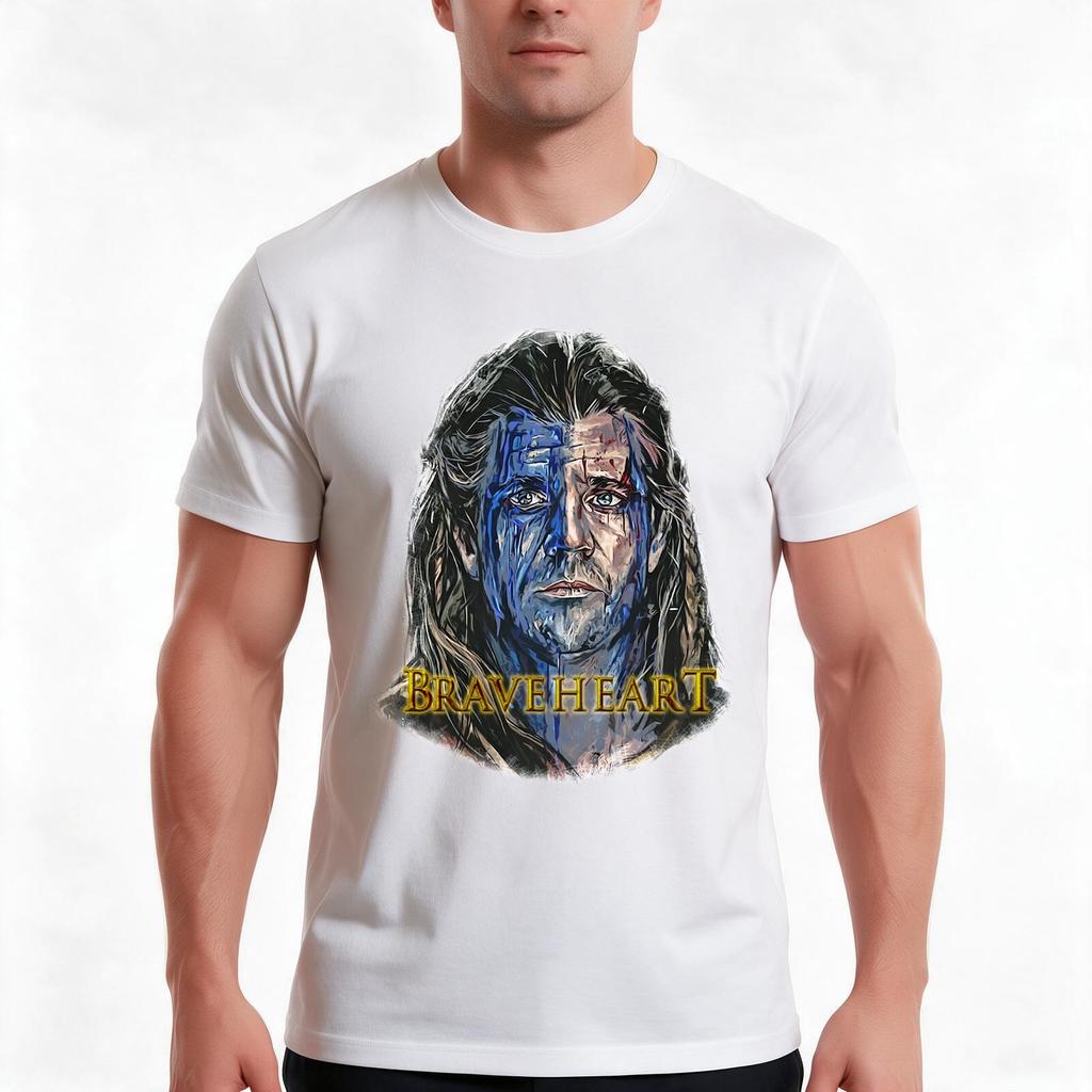 Braveheart William Wallace Tshirt Summer Casual Cotton Tee Oversized Streetwear Tops Vintage Graphic Print Unisex Men Women