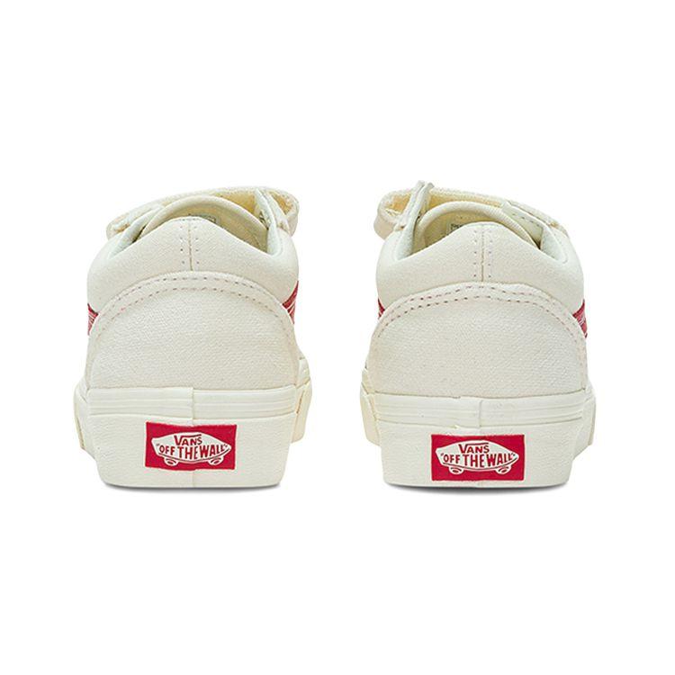 Vans Повседневные низкие детские кеды для скейтбординга Детские кроссовки Бело-красные VN0A4BUVOXS