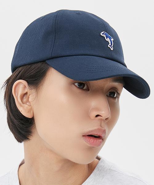 DOLPHIN WAVE APPAREL Мини-кепка с вышивкой Dolphin, темно-синяя