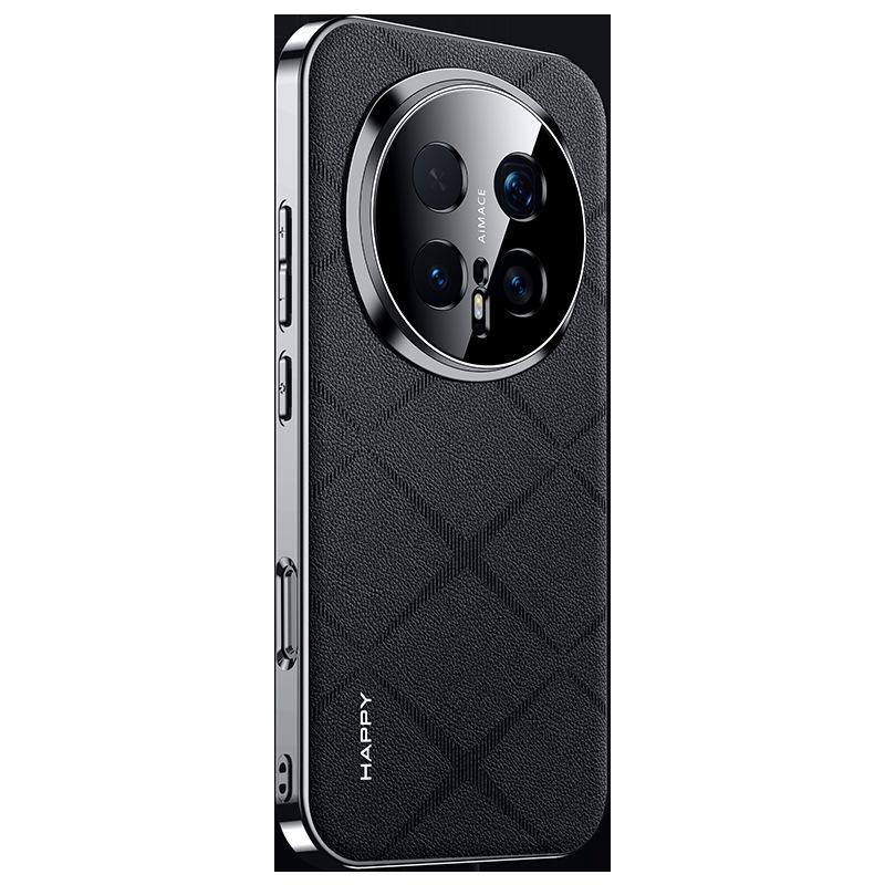 Применимо к чехлу для мобильного телефона Honor magic8pro, высококачественная однотонная кожаная модная высококачественная клетчатая для magic7pro magic6