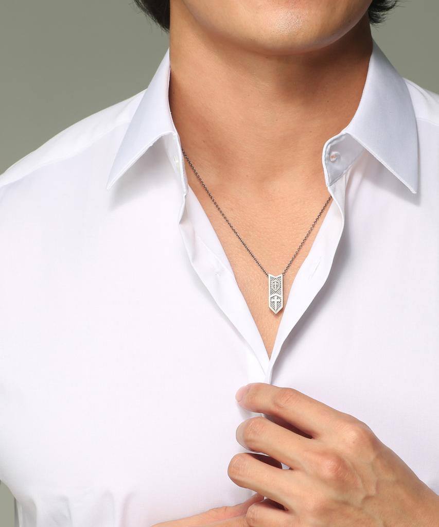 Trencadism David Necklace Silver 925 Necklace Trm Dvn27V