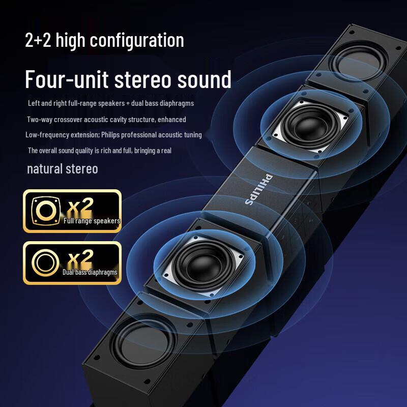 Philips SPA5600 Bluetooth Computer Gaming Speaker