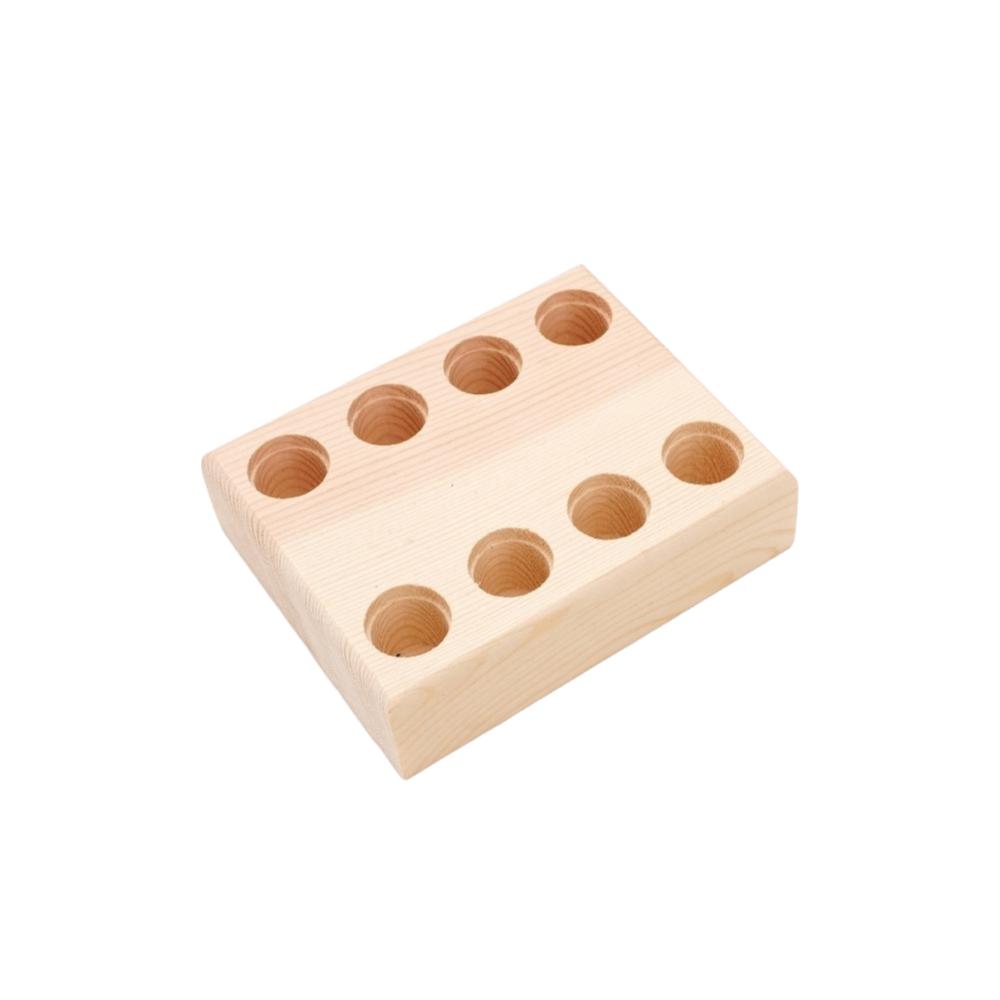 Wooden Tool Holder Non Slip Multi-slots Wood Stand Keep Neat Pliers Storage Holder  Craft Tool