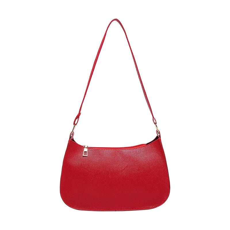 2024 Autumn and Winter New Temperament Fashionable Armpit Bag Foreign Style Retro Simple Texture Shoulder Bag Tide