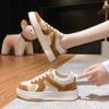 Fashion Trend All-match Women's Flats Shoes Designer New Breathable Anti-Odor Thick-soled Casual Shoes Women Sneakers Student Board Shoe