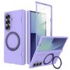 Для Samsung Galaxy Z Fold 7 Магнитный чехол, Защита всего корпуса с подставкой 360°, Встроенная защитная пленка для экрана, Защита шарнира