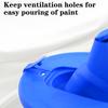 С вентиляционным отверстием Крышка для банки с краской Принадлежности для заливки краски со складным носиком для хранения краски Выдвижной носик Герметичный