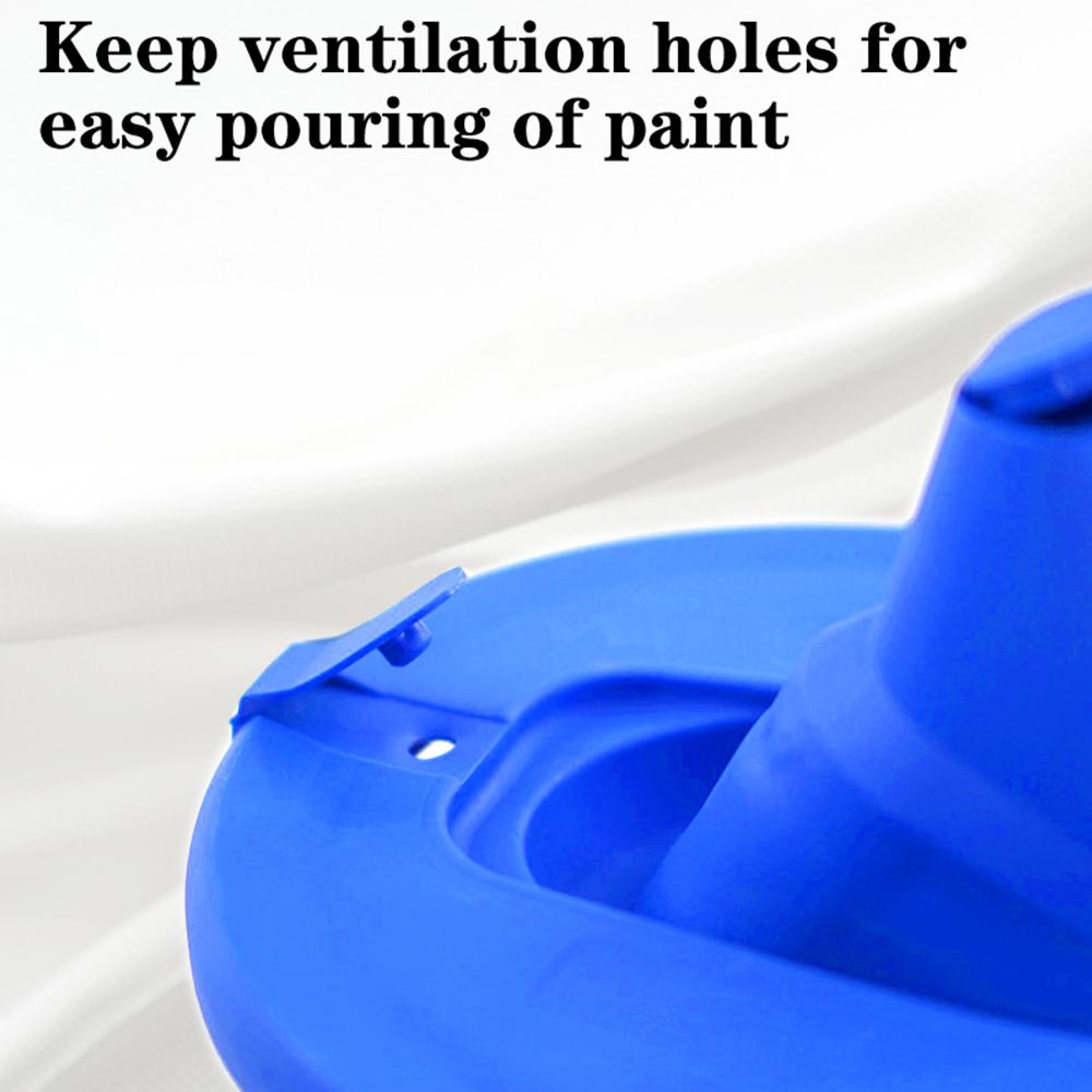 Со складным носиком для хранения краски, принадлежности для наливания краски, крышка для банки с краской с вентиляционным отверстием, герметичный выдвижной носик