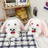 J Wind Lolita Rabbit Bag, Doll Student Plush Bag Cartoon Cute Shoulder Messenger Bag Female