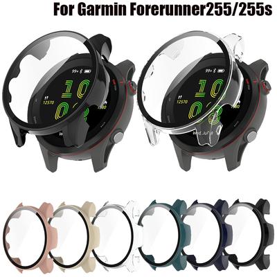 2 в 1 Полный защитный чехол для ПК для Garmin Forerunner 255 255S Защитная крышка для экрана из стекла Жесткий бампер-рамка чехол + Пленка