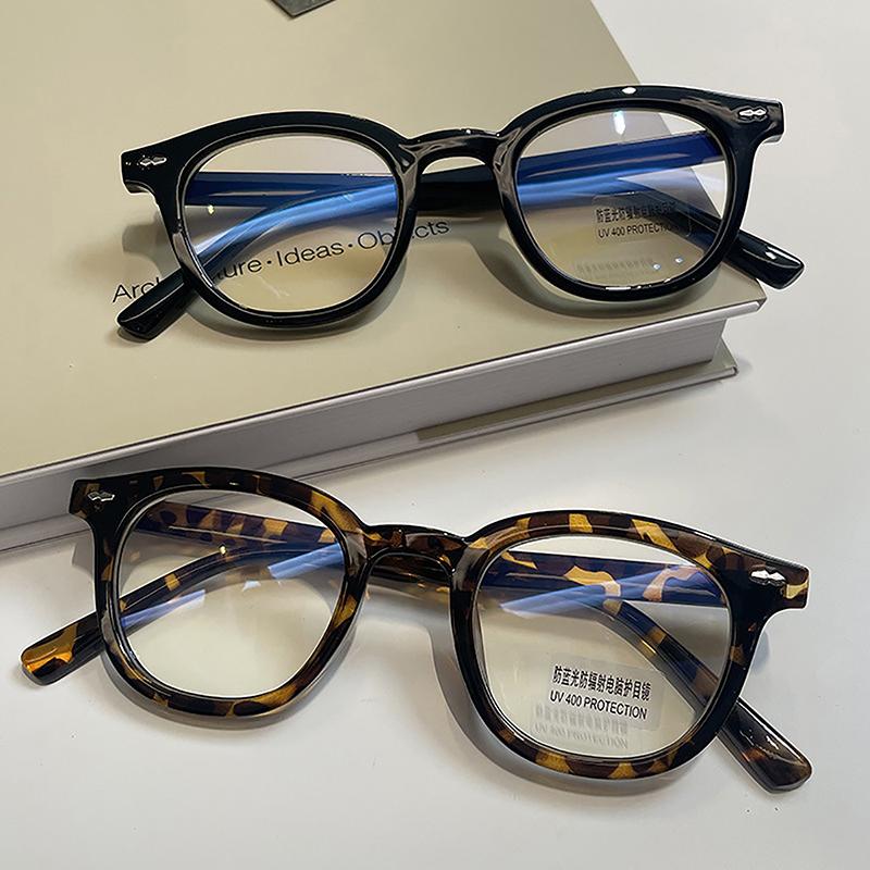 Винтажные простые очки с защитой от синего света для мужчин и женщин, очки для блокировки синего света, очки для экрана компьютера, декоративные очки