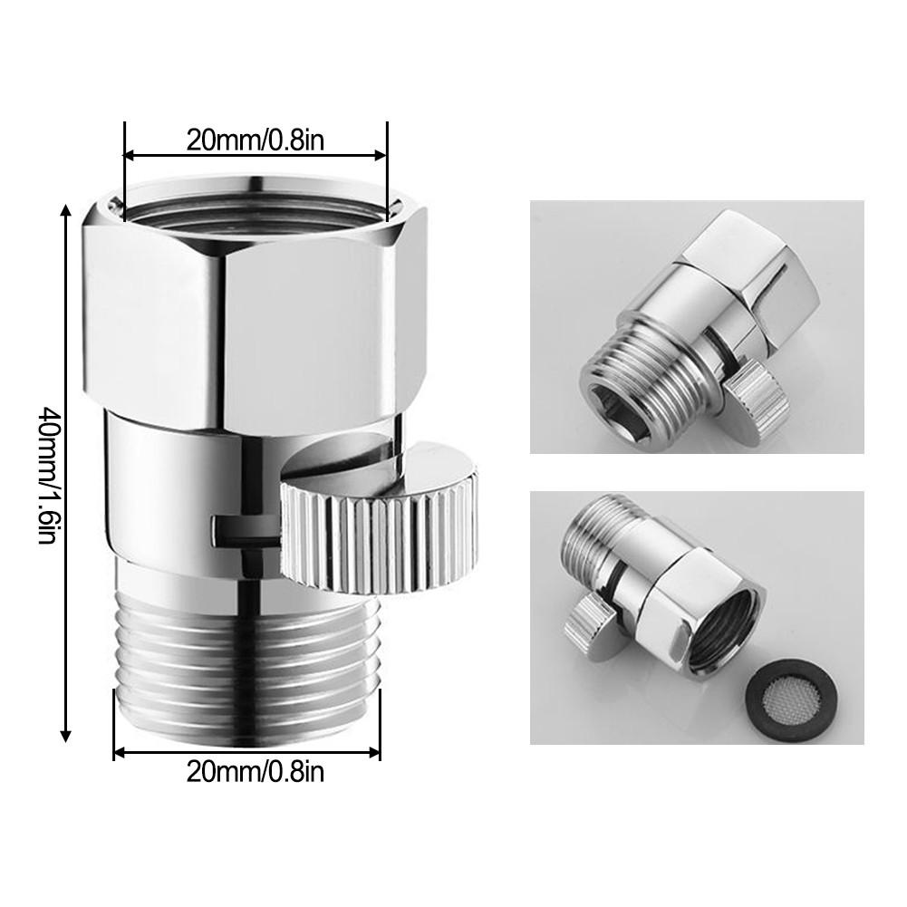 Shower On Off Valve Anti-Leak Design Chrome Finish