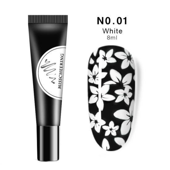 Штамповочная печать Окрашенный гель-шаблон Полуперманентный замачиваемый лак для ногтей